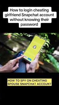 How to catch a cheating partner on Snapchat without knowing... #Shorts #htechhack
