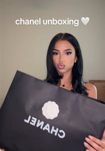 manifesting more chanel unboxings 😁 #chanel #unboxing #grwm #fyp | Chanel