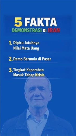 5 Fakta Demo di Iran, Bermula dari Jatuhnya Nilai Mata Uang hingga Masuk ke Tahap Krisis