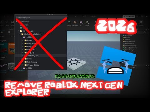 How To REMOVE / How To Get Rid Of Roblox Studio Next Gen UI Working 2026 [New UI Roblox Studio]
