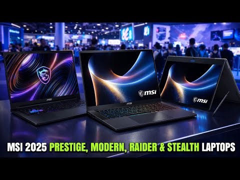MSI Prestige 14/16, Modern 14S/16S, Raider 16 Max HX, Stealth And Crosshair Gaming Laptop Launched