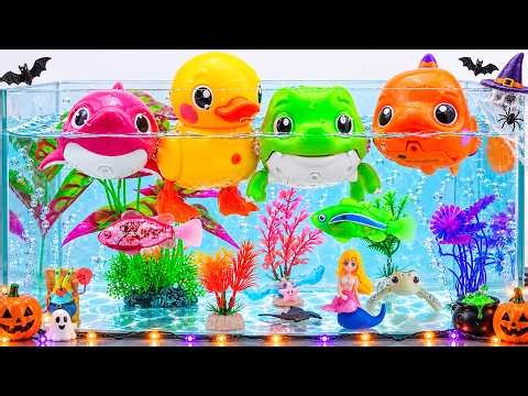 Halloween Aquarium Toys 🎃 Robotic Fish & Swimming Animals | Satisfying Unboxing ASMR