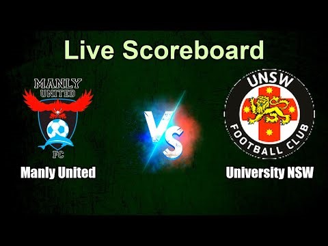 Manly United vs University NSW Live Score - Australia New South Wales Premier League