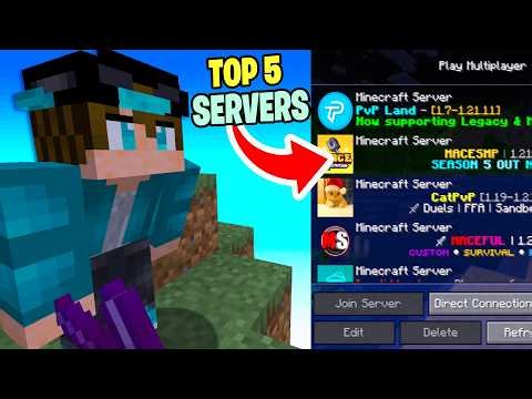 Top 10 BEST Servers For Minecraft 1.21.11! - Server IPs Java & Bedrock
