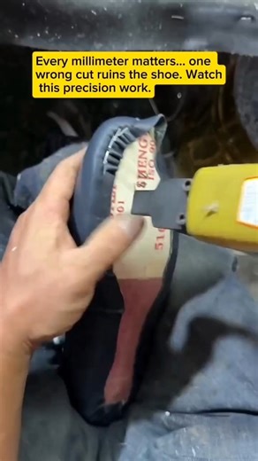 This Handmade Leather Shoe Process Is Insanely Precise 😱👞 #shoemaking #craftsmanship #satisfying