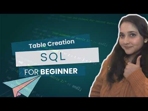Table Creation in SQL - Data Analytics || Coding By Shailja