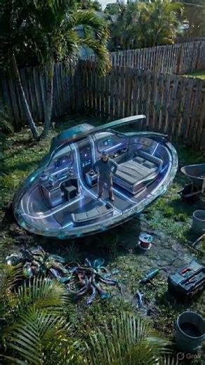 Alien Spaceship Crash Landed 👽| Full Restoration & Secret Build🚀Full Transformation Timelapse #viral