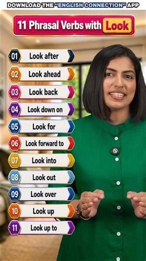 11 Most Useful Phrasal Verbs with LOOK 👀| Improve Your Spoken English | Kanchan EC #shorts