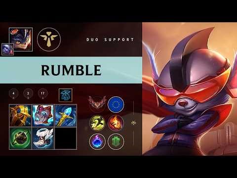 Rumble Support vs Soraka - EUNE Grandmaster Patch 26.08