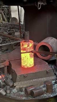 Inside the forging factory One Giant Steel Block Becomes Something Completely Different #manufacture