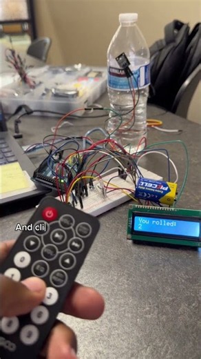 I Built a Digital Dice Game With my Arduino!😮 #engineering #project #computer