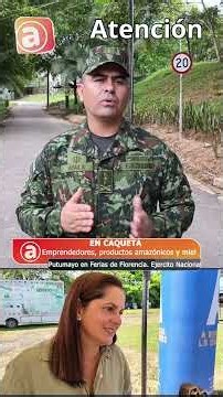 Army/Entrepreneurs of Amazonian products and honey from Putumayo at the Florencia Fairs 2026