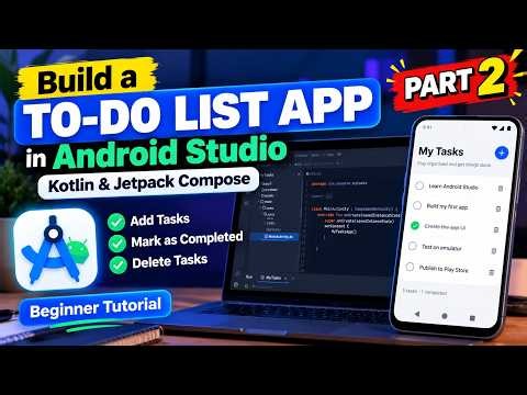 Build a To Do List App in Android Studio Kotlin & Jetpack Compose Beginner Tutorial
