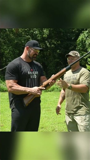 Brian Shaw Firing The 577 T__ Rex Rifle ( kentucky Ballistics )
