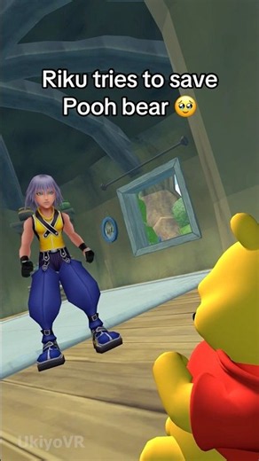 Riku tries to save Pooh #kingdomhearts