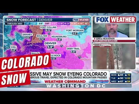 Winter Storm Watch Issued For Denver As Late-Season Heavy Snow Targets Colorado This Week