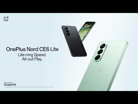Introducing OnePlus Nord CE6 Lite | Lite-ning Speed. All-out Play.