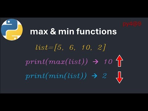 py4@9 Master Python max & min Functions Step by Step