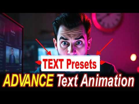 After Effects Advanced Text Animation Tutorial | Text Presets | After Effects 2026