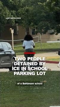 Two people detained by ICE in school parking lot