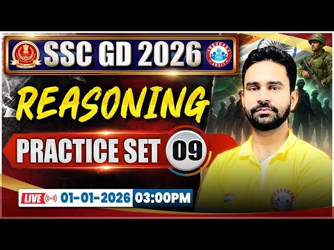 SSC GD Reasoning Classes 2026 | SSC GD Reasoning Practice Set 09 | SSC GD Reasoning By Rahul Sir