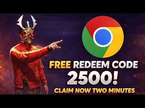 FREE FIRE FREE REDEEM CODE ₹2500 😱 | HOW TO GET FREE REDEEM CODE 2026 🔥 CLAIM NOW!!#freefire