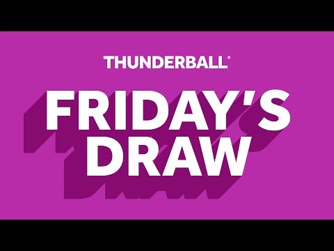 The National Lottery Thunderball draw results from Friday 02 January 2026