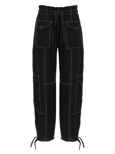 Ganni Light Slub Pocket Pants