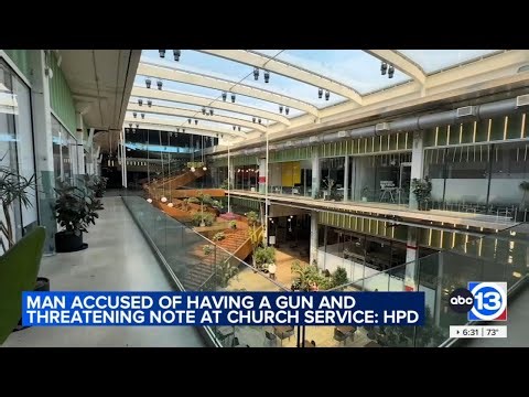 Man arrested after bringing gun to church service, threatening to kill pastor, HPD says