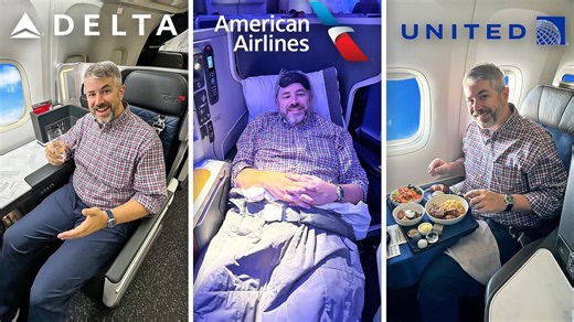 I flew business class on 3 airlines ✈️