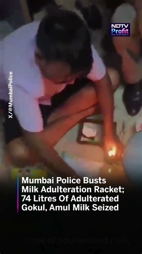 Watch: Mumbai Police Busts Milk Adulteration Racket In Kandivali