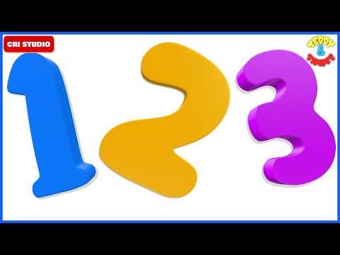 Learn Numbers 1 – 10 | One Two Three | Number Names | Toddler Learning Video