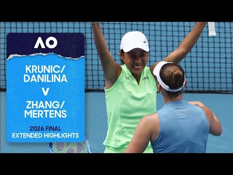 Krunic/Danilina v Zhang/Mertens Extended Highlights | Australian Open 2026 Final