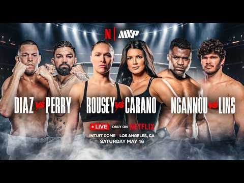 OFFICIAL TRAILER: Rousey vs Carano | Diaz vs Perry | Ngannou vs Lins - May 16 LIVE on NETFLIX
