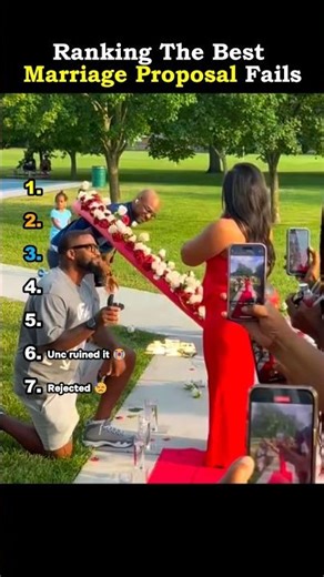 Ranking The Best Marriage Proposal Fails