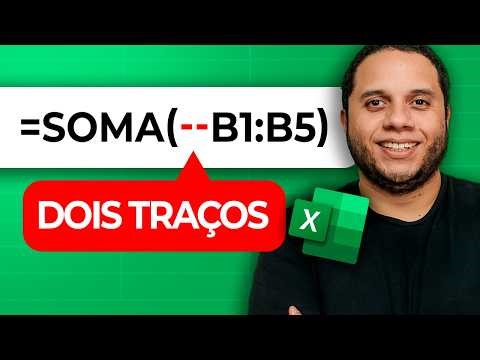 Como esses dois traços vão mudar a forma que você escreve fórmulas Excel