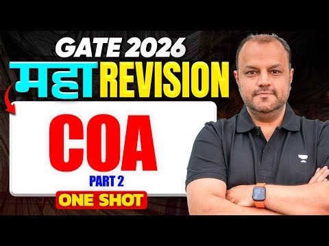 GATE 2026 COA Maha Revision | Computer Organization One Shot | Part 02 | Bharat Acharya Sir
