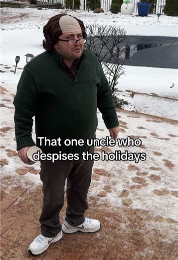 Unc could care less #christmas #skit #fyp | Christmas