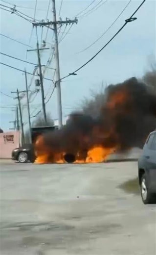 York County firefighters challenged by hybrid car fire