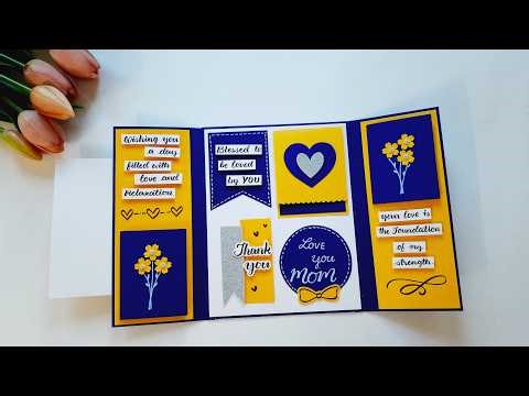 DIY Handmade Mother’s Day Card 💖 Easy & Beautiful Card Making Idea | Handmade Cards Ideas | Tutorial