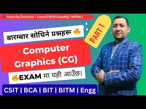 Computer Graphics Important Questions | Part 1/2 | Bresenham, DDA, Cohen-Sutherland | CSIT BCA BIT