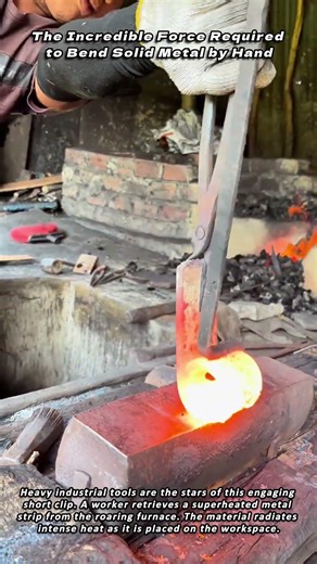 The Incredible Force Required to Bend Solid Metal by Hand