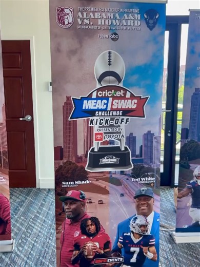 The 2026 HBCU football season is almost here! ESPN Events, Alabama A&M University, and Howard University previewed the 2026 Cricket MEAC/SWAC Challenge Kickoff presented by Toyota, at today's press conference in Atlanta. HBCU Alum Correspondent @Dj PNUT covered all the action. #MEAC #SWAC #HBCUs