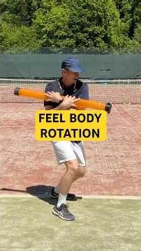 Pick-Up Tube Tennis Drills for Body Rotation