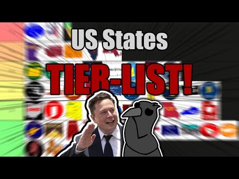 US States Tier-List But It's Politically Motivated!