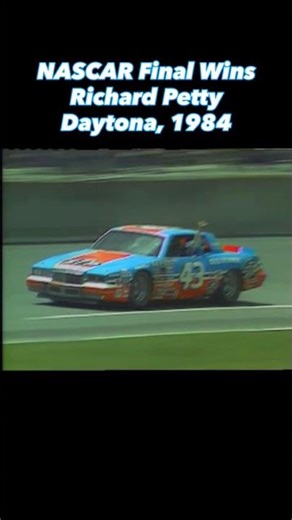 #NASCAR Final Wins | Richard Petty, Daytona, 1984 #racing #throwback