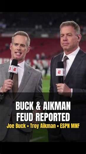 Joe Buck & Troy Aikman ESPN Feud Reported After Buck's $108M Deal 😳 #Shorts