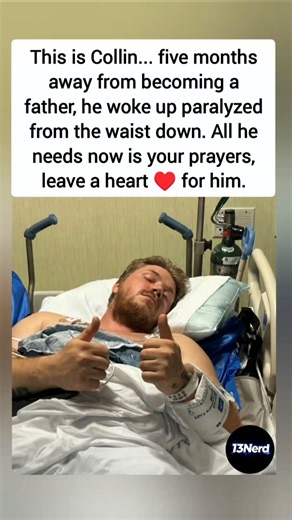 Paralyzed from the waist down... five months from fatherhood 🙏#faith #prayer #prayforhim #paralyzed