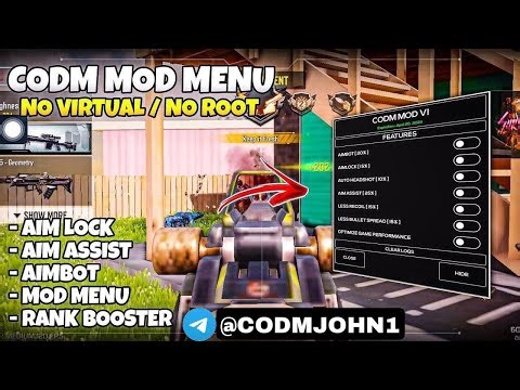 CODM MOD MENU APK COD MOBILE+WALLHACK +AIMBOT + ESP | DOWNLOAD CHEATS NO RECOIL CODM APP