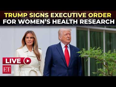 LIVE | Melania’s women’s health push reaches the White House; Trump signs major executive order